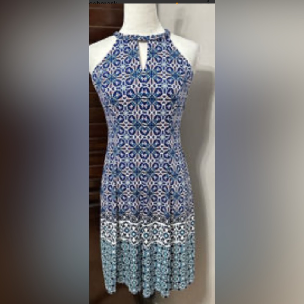 Wisp Mid-Length Floral Print Dress